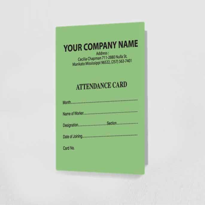 Attendant Card